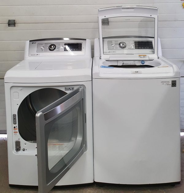 Used LG Set Washer Wt5680hwa & Dryer Dle5780we