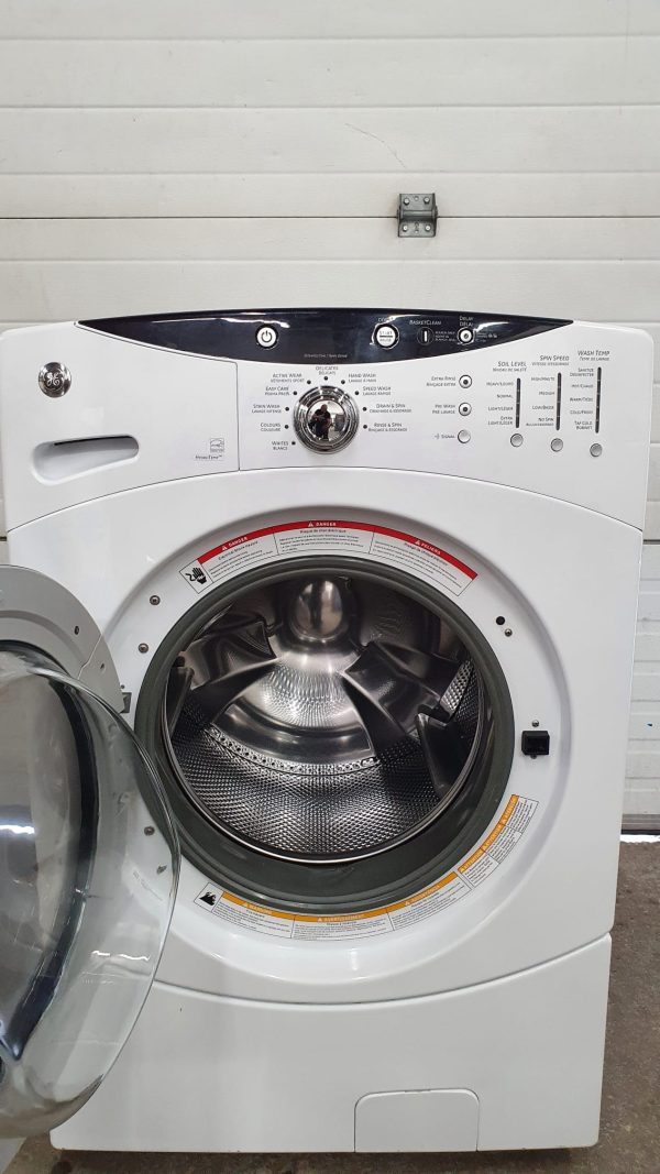 Used GE Set Washer GCVH6400J0WW and Electrical Dryer GFMN100EL0WW