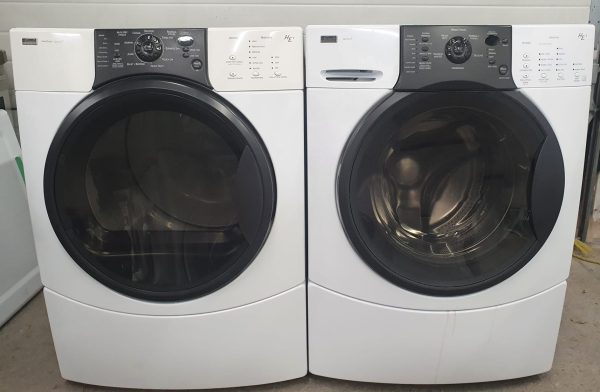 Used Kenmore Set Washer 110.45862404 and Dryer 110.C85862400