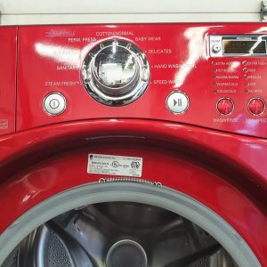 Used LG Set Washer WM2487HRM and Dryer DLE7177RM 7
