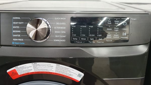 Used Less Than 1 Year Samsung Set Washer WF50T8500AV and Dryer DVE50R8500V