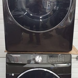 Used Less Than Year Samsung Set Washer WF45R6300AVUS and Dryer DVE45R6300VAC 4
