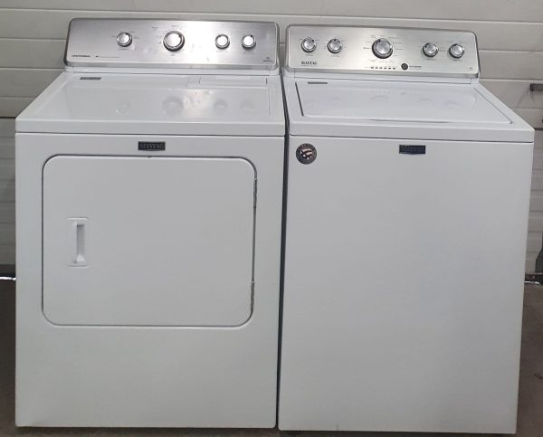 Used Maytag Washing MVWC565FW2 and Dryer YMEDC415EW0