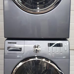 Used Samsung Set Washer WF340AEGXAC and Dryer DV350AEG 4