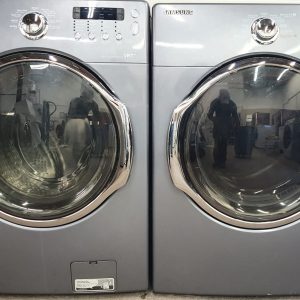Used Samsung Set Washer WF340AEGXAC and Dryer DV350AEG 5