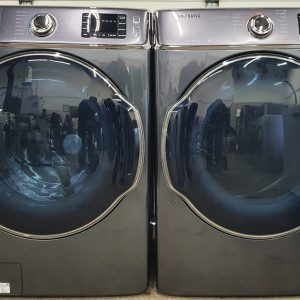 Used Samsung Set Washer WF56H9100 and Dryer DV55H9100 1