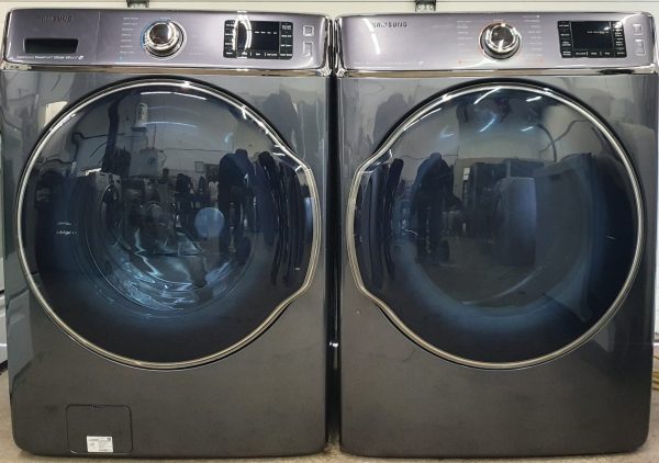 Used Samsung Set Washer WF56H9100 and Dryer DV55H9100