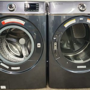 Used Samsung Set Washer WF56H9100 and Dryer DV55H9100 5