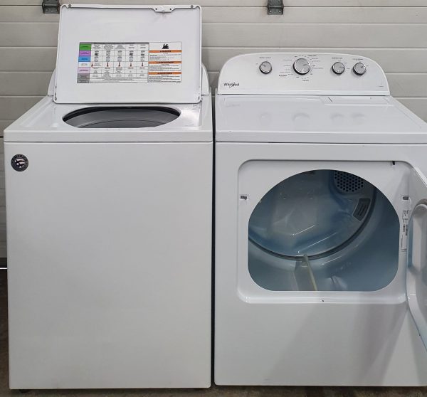 Used Whirlpool Set Washer WTW5000DW2 and Dryer YWED49STBW1