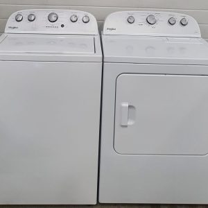 Used Whirlpool Set Washer WTW5000DW2 and Dryer YWED49STBW1 4