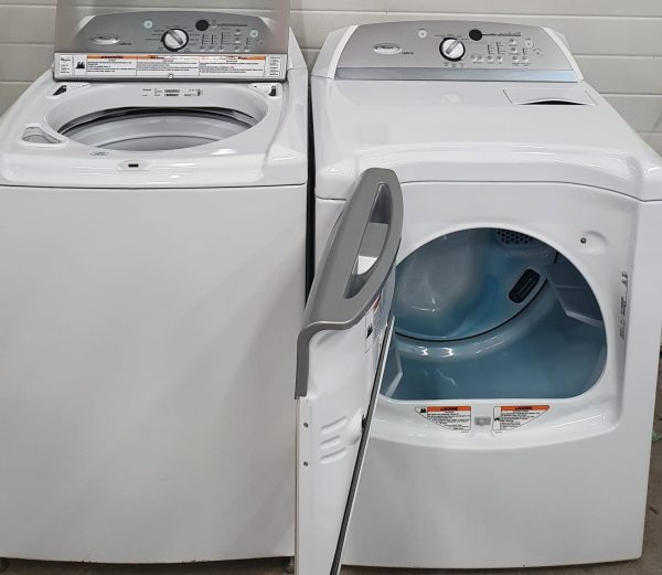 Used Whirlpool Set Washer WTW6600SW2 and Dryer YWED6400SW0