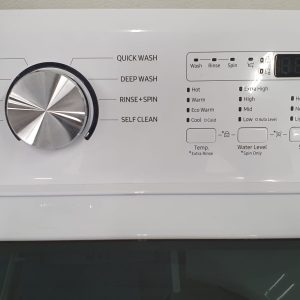 Open Box Floor Model Samsung Washing Machine WA44A3205AW 3