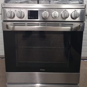 Open Box Haier Gas Stove QCGAS740RM1SS Apartment Size