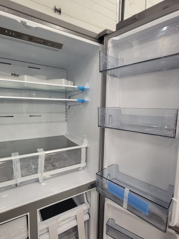 Open Box Hisense RQ22N6ASD Refrigerator Counter Depth