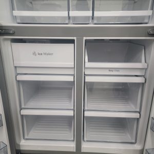 Open Box Hisense RQ22N6ASD Refrigerator Counter Depth 5 1