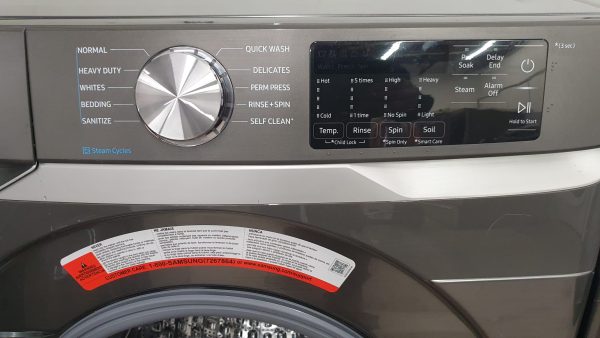 Used Less Than 1 Year Samsung Set Washer WF456100AP/US and Gas Dryer DVG45T6100P/AC