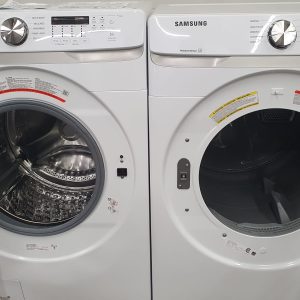Open Box Samsung Set Washer WF45T6000AW and Dryer DVE45T6005WAC 5