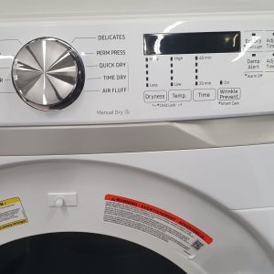Open Box Samsung Set Washer WFT6000AW and Dryer DVE45T6005W 1