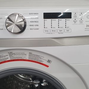 Open Box Samsung Set Washer WFT6000AW and Dryer DVE45T6005W 2
