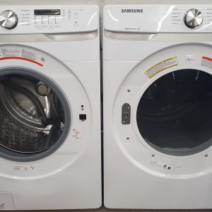 Open Box Samsung Set Washer WFT6000AW and Dryer DVE45T6005W 3