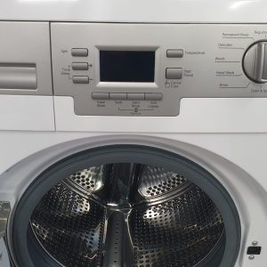 Used Blomberg Set Apartment Size Washer WM77110NBL01 and Dryer DV17542 5