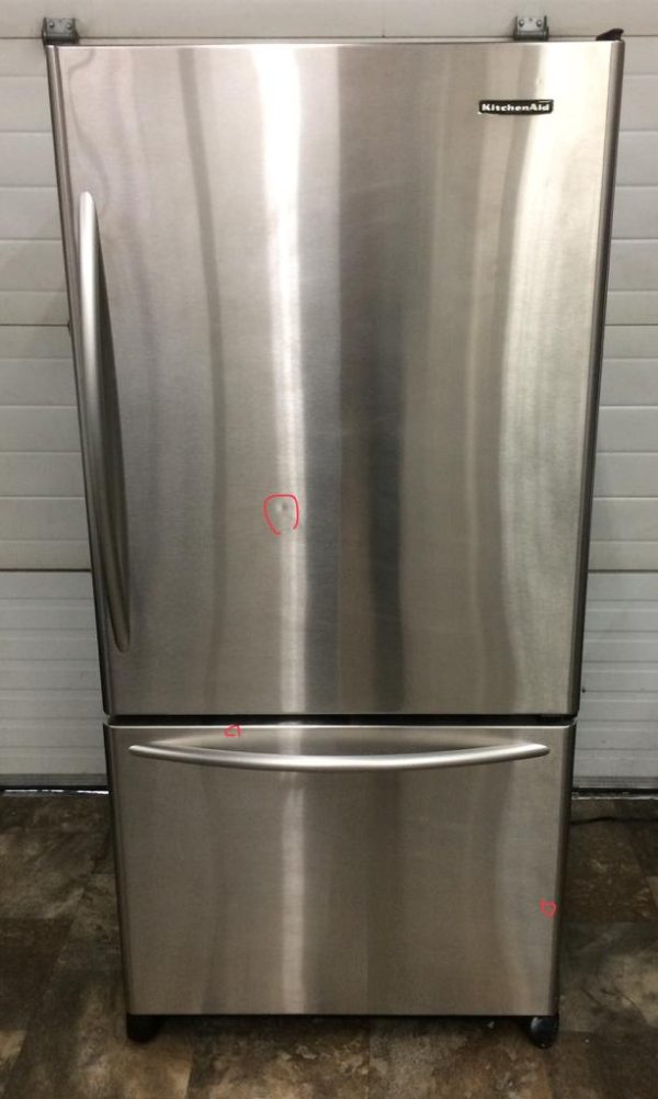 Used KitchenAid Refrigerator KBRA22KMSS