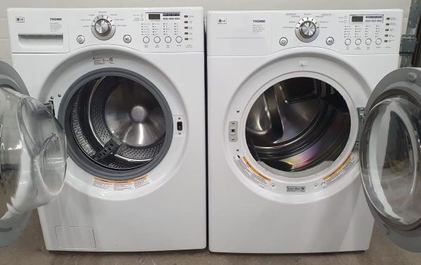 Used LG Set Washer WM2177HW and DRYER DLE3777W