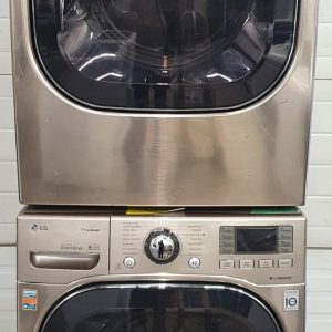 Used LG Set Washer WM3885HCCA and Dryer DLEX3885C 4