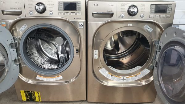 Used LG Set Washer WM3885HCCA and Dryer DLEX3885C