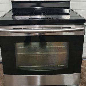Used Less Than 1 Year Samsung Electrical Stove NE595R1ABSR 3