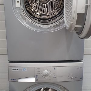 Used Moffat Set Apartment Size Washer MCCH6110HSS and Dryer RCKH315HSS 1