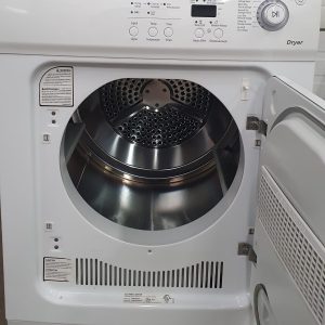 Used Samsung Electric Dryer DV665JW Apartment Size 1