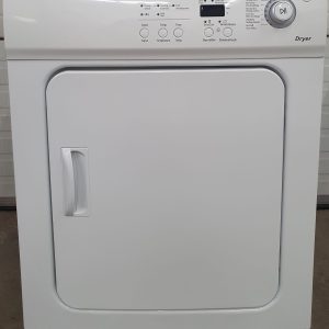 Used Samsung Electric Dryer DV665JW Apartment Size 3