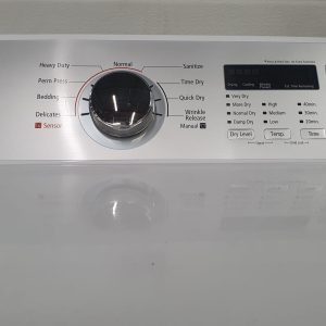 Used Samsung Set Washer WA45N7150AW and Dryer DV422EWHDWR 3