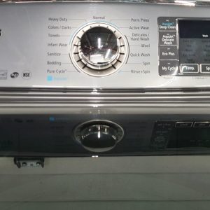 Used Samsung Set Washer WA50F9A8DSP and Dryer DV50F9A8EVP 1