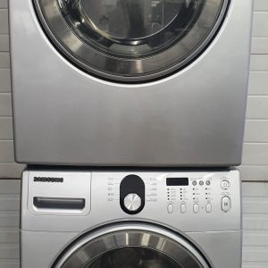 Used Samsung Set Washer WF218ANS and Dryer DV218AES 3