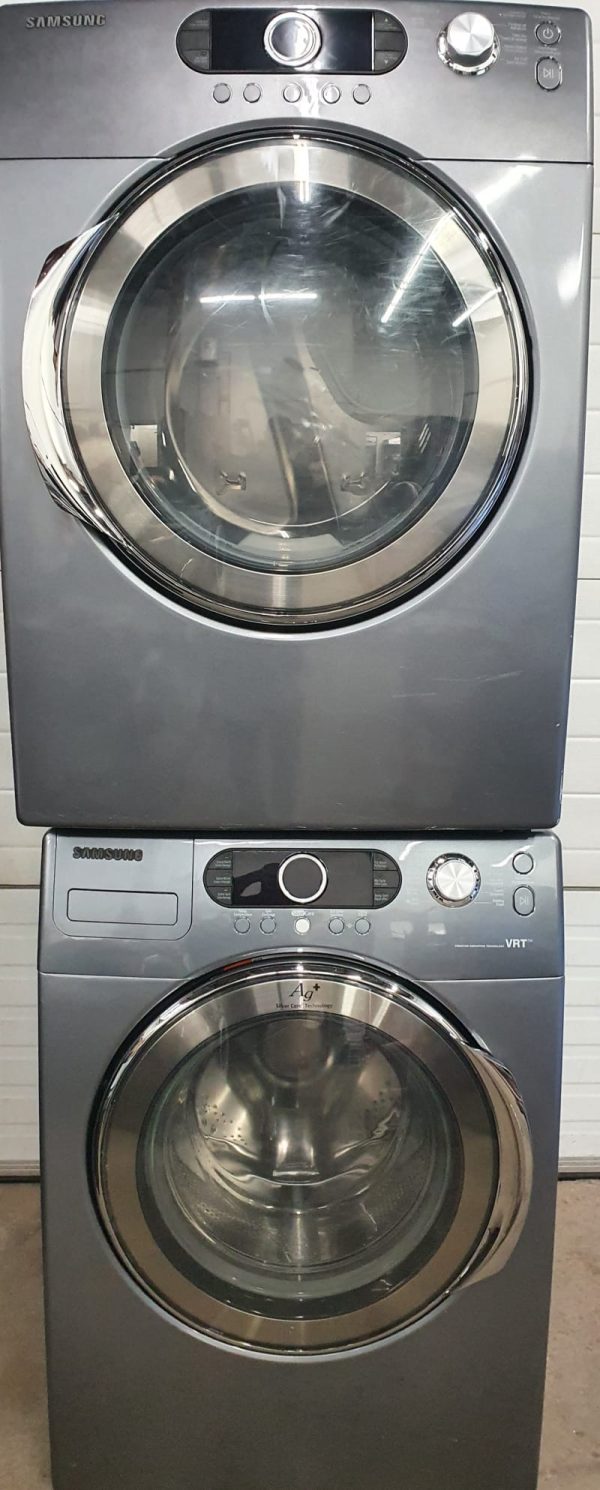 Used Samsung Set Washer WF337AEG and Dryer DV337AEG