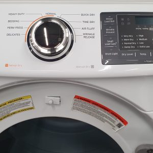 Used Set Samsung Washer WF42H5000AW and Dryer DV42H5000EW 6