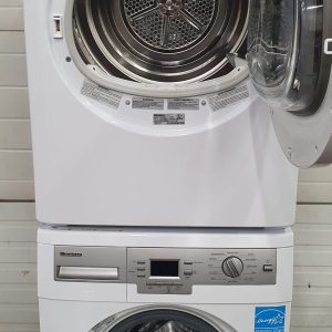 Used Blomberg Set Apartment Size Washer WM77120NBL01 and Dryer DV17542 4