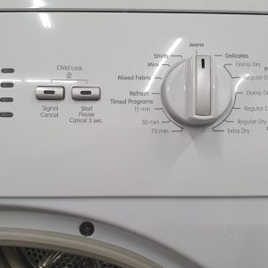 Used Blomberg Set Apartment Size Washer WM87120NBL01 and Dryer DV17542 4