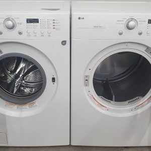 Used LG Set Washer WM2010 and Dryer DLE1310W 3