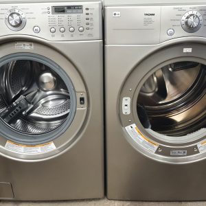Used LG Set Washer WM2377CS and Dryer DLE6977S 3
