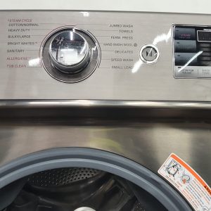 Used LG Set Washer WM8000HVA With Turbowash Steam and Gas Dryer DLGX8001V 3