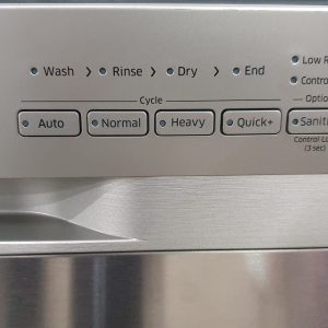 Used Less Than 1 Year Dishwasher Samsung DW80J3020US 4