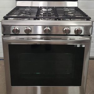 Used Less Than 1 Year Samsung Gas Stove NX60A6511SS 4