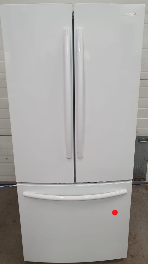 Used Less Than 1 Year Samsung Refrigerator RF220NCTAWW