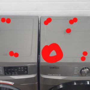Used Less Than 1 Year Samsung Set Washer WF45R6100AP and Dryer DVE45T6100PAC 5