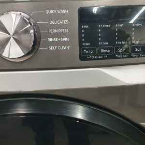 Used Less Than 1 Year Samsung Washing Machine WF45R6100AP 1