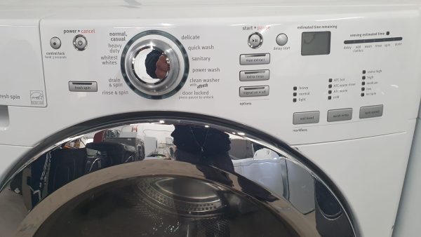 Used Maytag Set Washer MHWE400WW01 and Dryer YMEDE499XW0