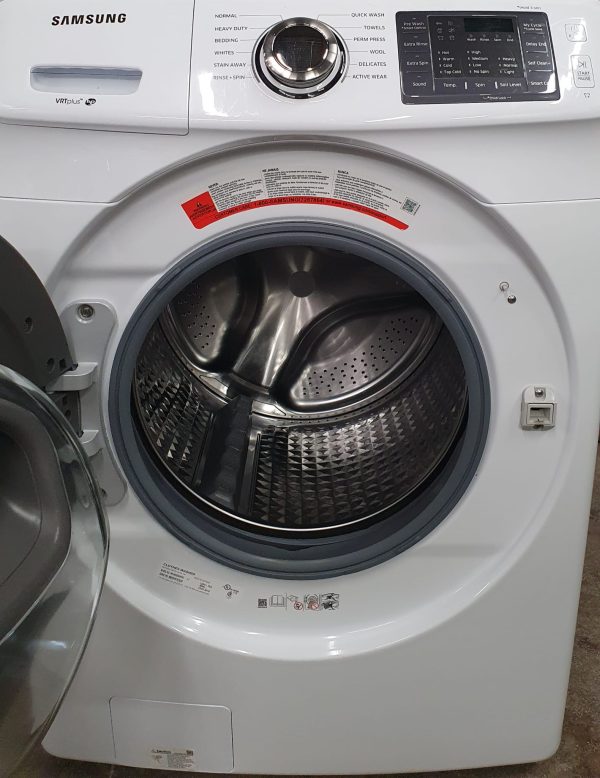 Used Samsung Set Washer WF45K6200AW With Add wash Function and Dryer DV45K6200EW